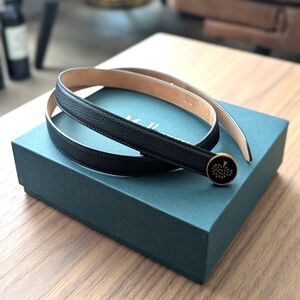 Mulberry black leather belt